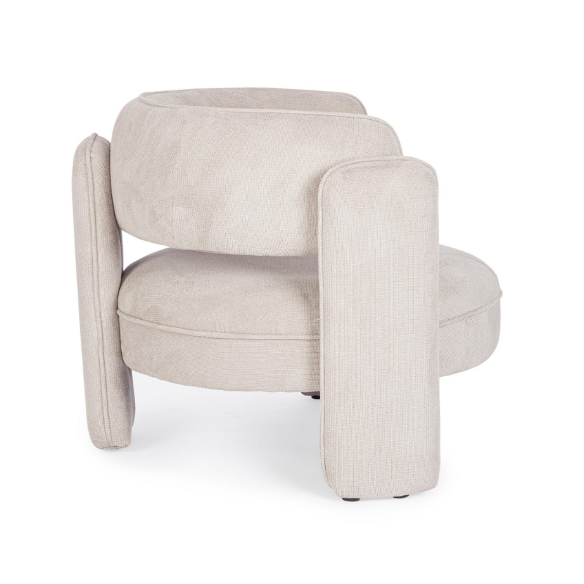 BT AMARA Beige design Upholstered indoor armchair